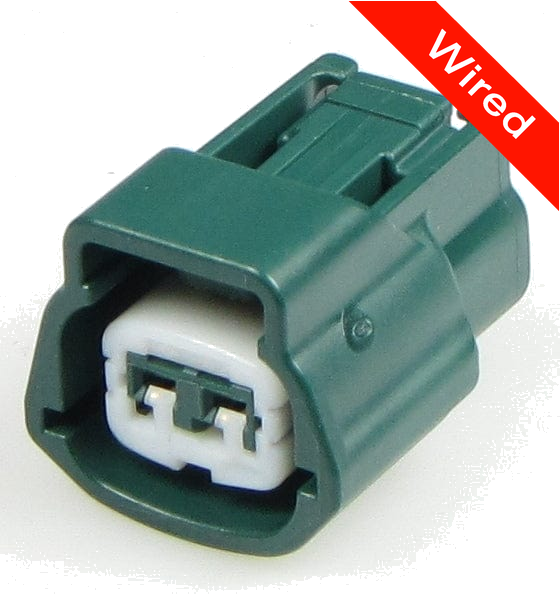 2 Pins Female connector with 10 cm wires | PRCW2-0081-B