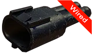 2 Pins Male connector with 10 cm wires | PRCW2-0082-A