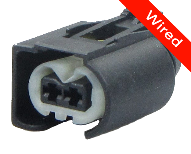 [PRCW2-0083-B] 2 Pins Female connector with 10 cm wires | PRCW2-0083-B