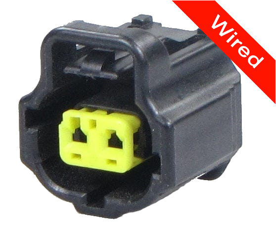 2 Pin Female connector with 10cm wires PRCW2-0084-B