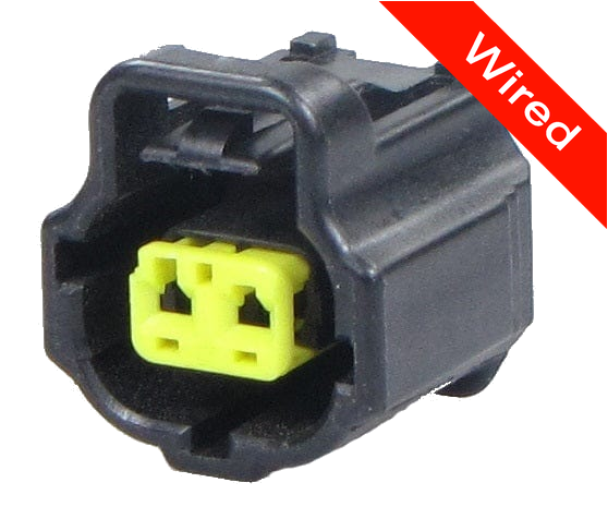 2 Pins Female connector with 10 cm wires | PRCW2-0084-B