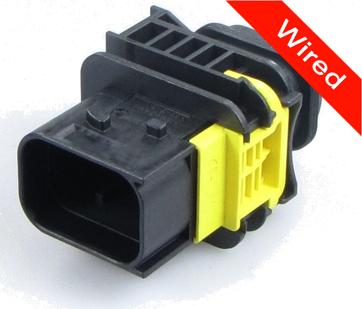 [PRCW2-0085-A] 2 Pins Male connector with 10 cm wires | PRCW2-0085-A