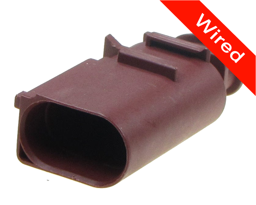 2 Pins Male connector with 10 cm wires | PRCW2-0087-A