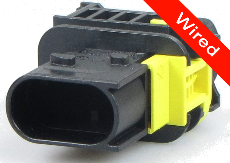 2 Pins Male connector with 10 cm wires | PRCW2-0088-A