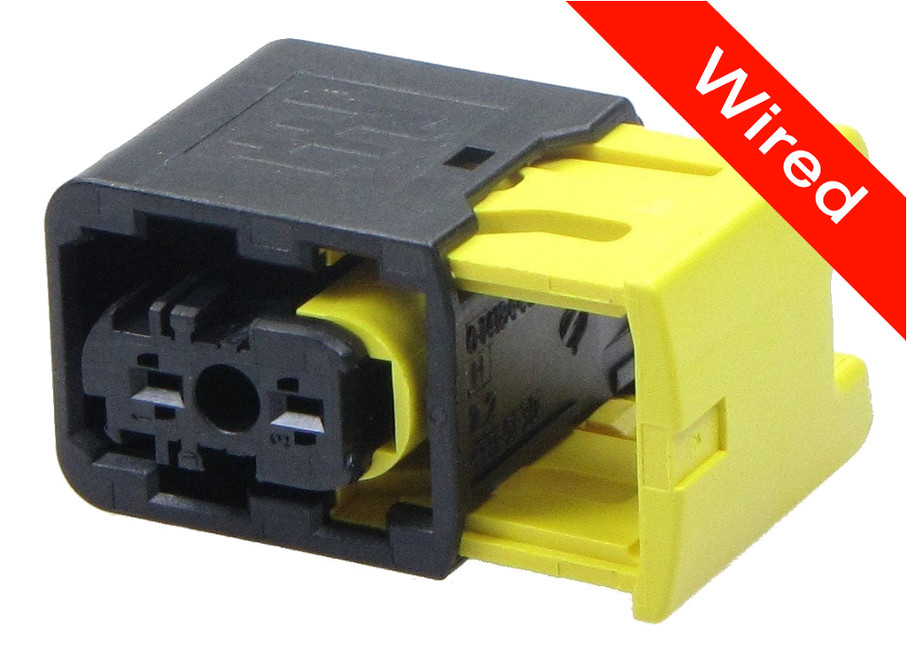 2 Pins Female connector with 10 cm wires | PRCW2-0088-B