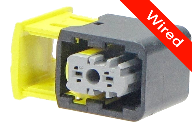 [PRCW2-0089-B] 2 Pins Female connector with 10 cm wires | PRCW2-0089-B