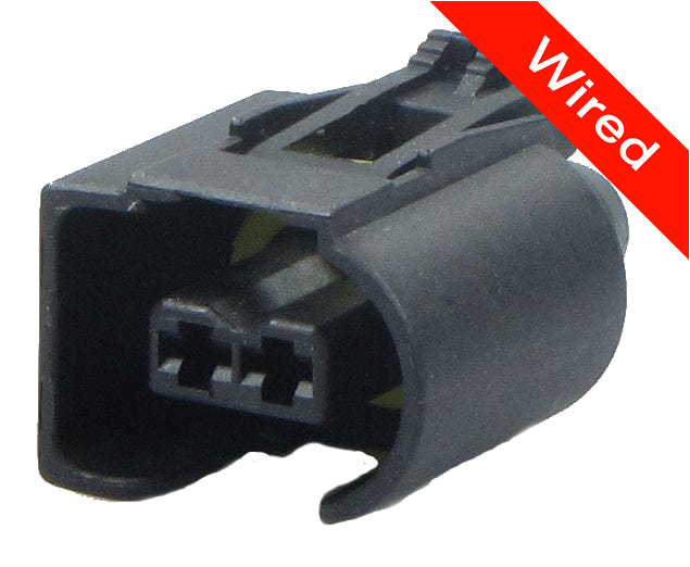 2 Pin Female connector with 10cm wires | PRCW2-0091-B