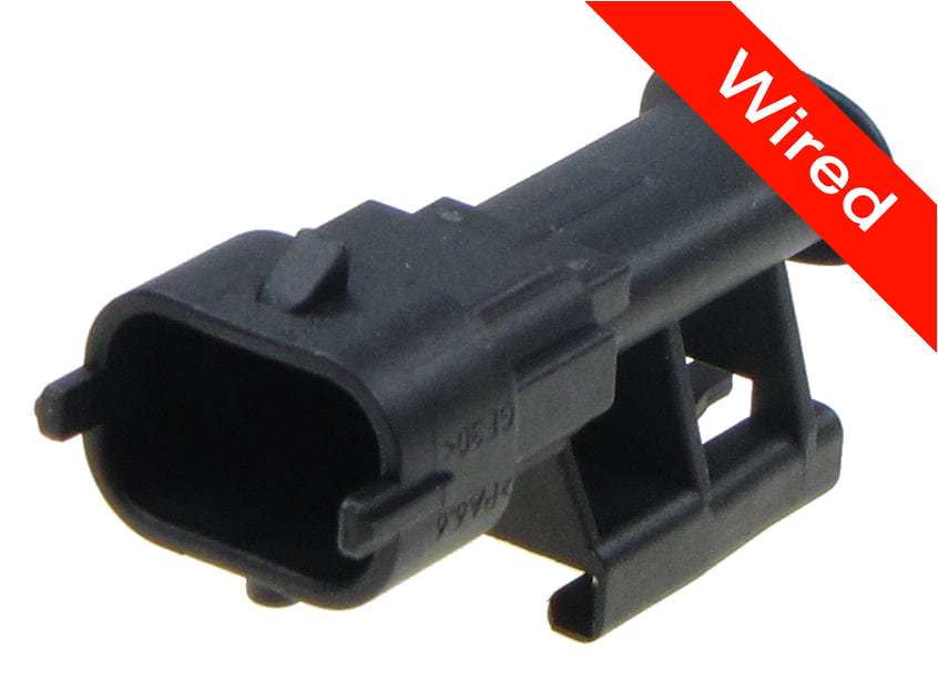 [PRCW2-0092-A] 2 Pin Male connector with 10cm wires PRCW2-0092-A