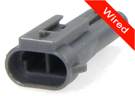 [PRCW2-0099-A] 2 Pin Male connector with 10cm wires PRCW2-0099-A