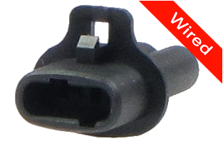 2 Pins Male connector with 10 cm wires | PRCW2-0100-A