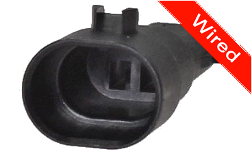 2 Pin Male connector with 10cm wires | PRCW2-0101-A
