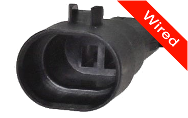 2 Pins Male connector with 10 cm wires | PRCW2-0101-A