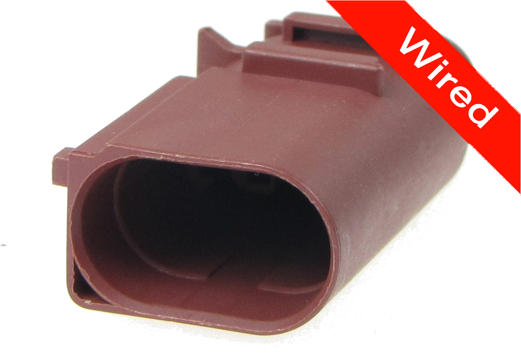 2 Pin Male connector with 10cm wires | PRCW2-0104-A