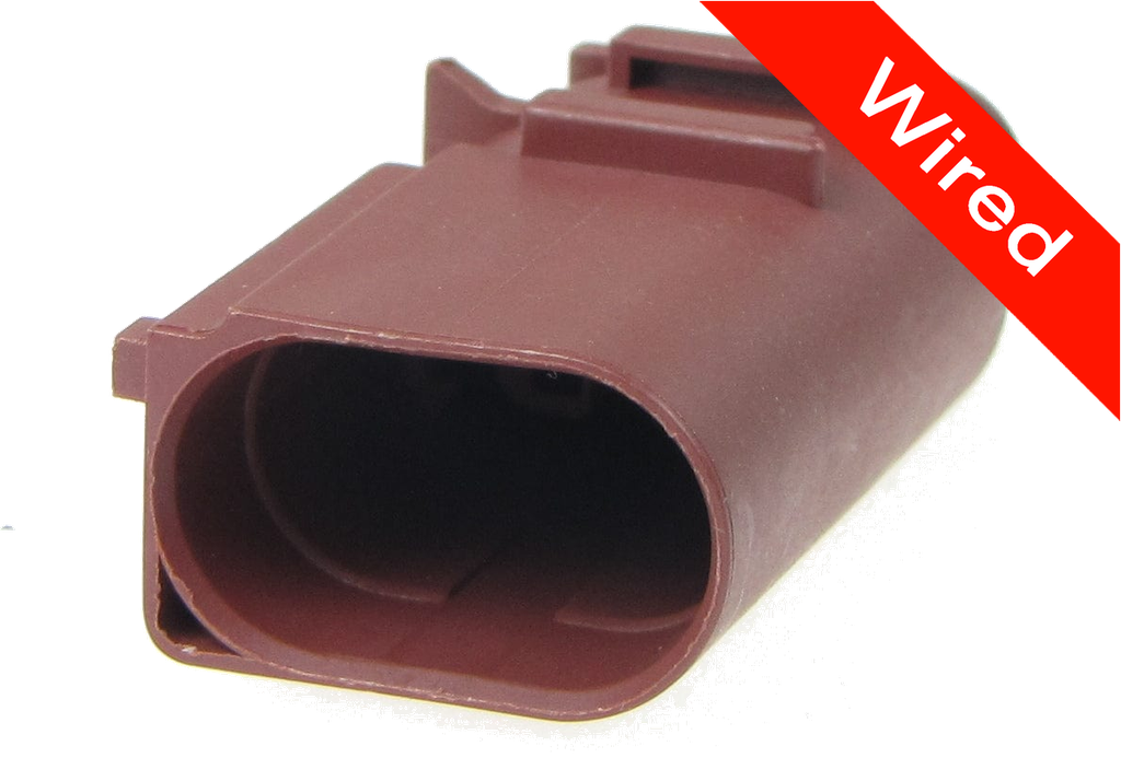 2 Pin Male connector with 10cm wires PRCW2-0104-A