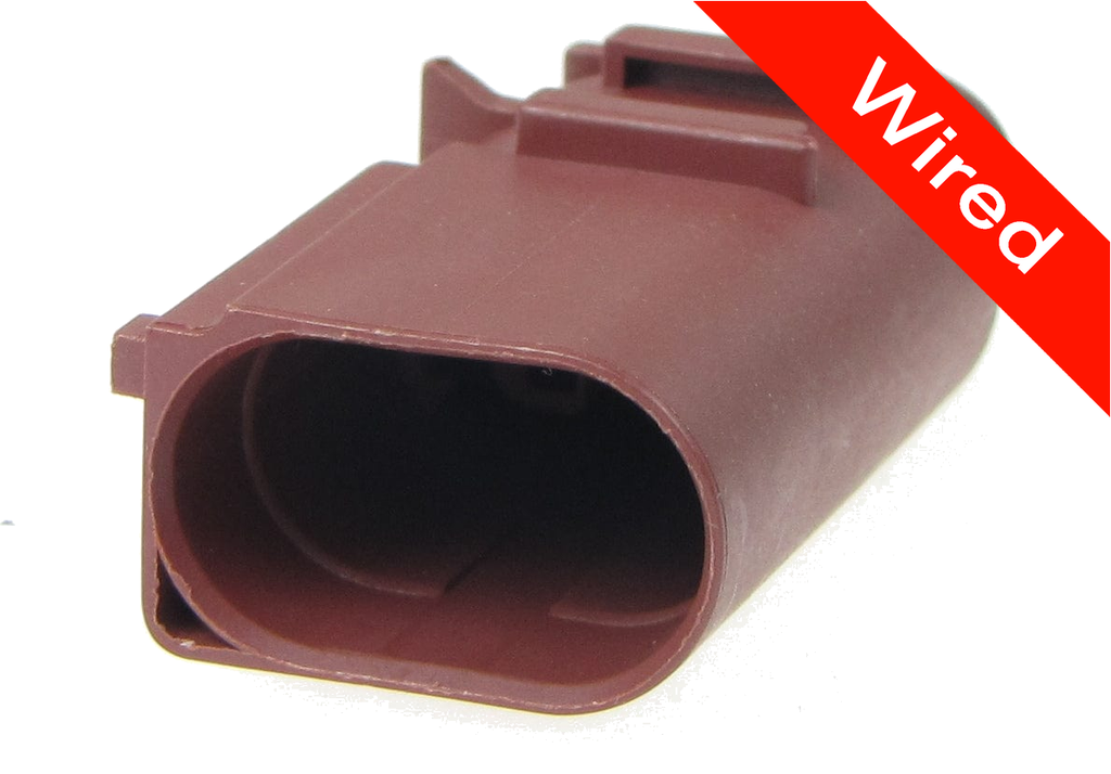 2 Pins Male connector with 10 cm wires | PRCW2-0104-A