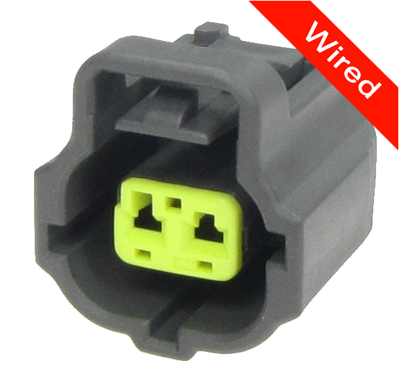[PRCW2-0105-B] 2 Pins Female connector with 10 cm wires | PRCW2-0105-B