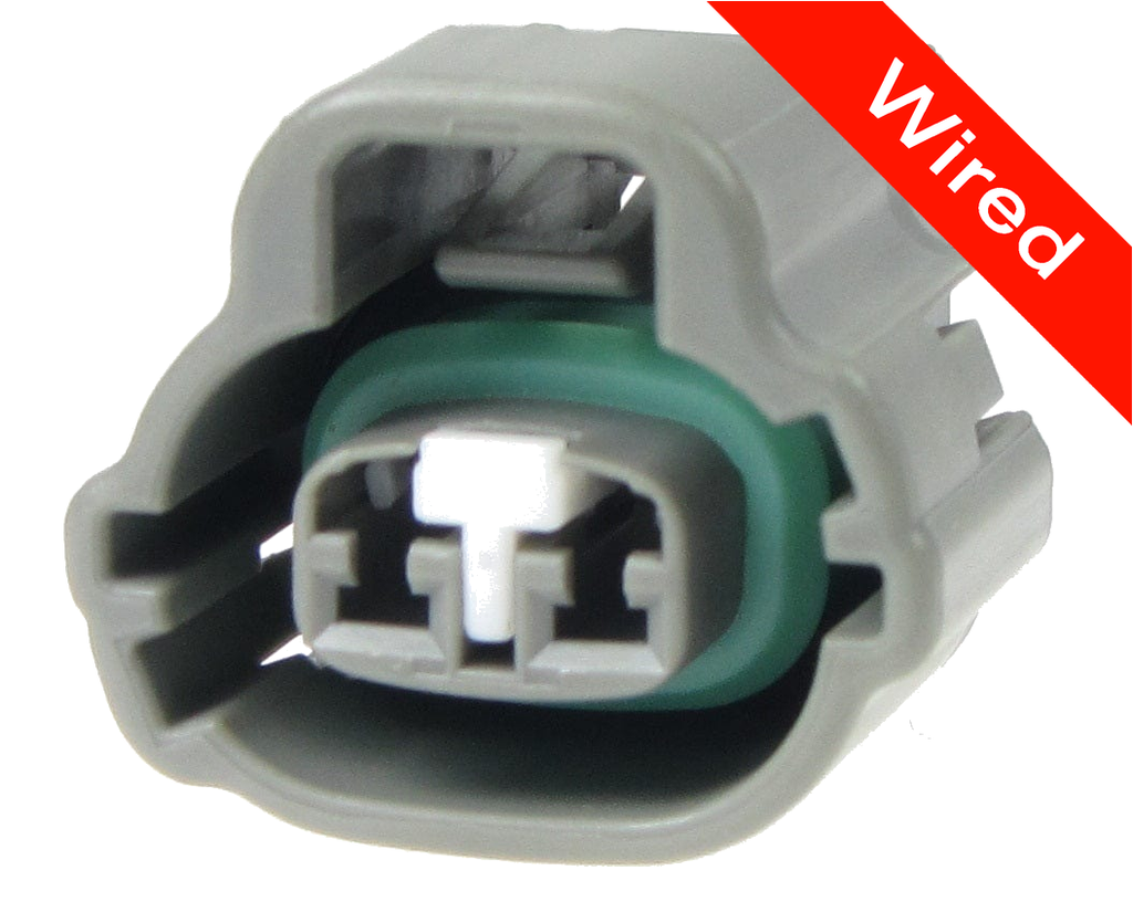 2 Pins Female connector with 10 cm wires | PRCW2-0106-B
