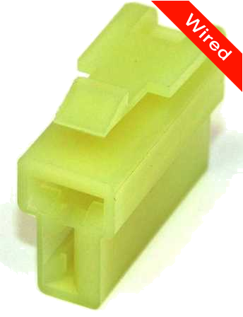 [PRCW2-0109-B] 2 Pins Female connector with 10 cm wires | PRCW2-0109-B