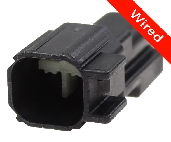 2 Pins Male connector with 10 cm wires | PRCW2-0111-A