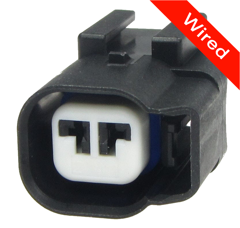 [PRCW2-0111-B] 2 Pins Female connector with 10 cm wires | PRCW2-0111-B