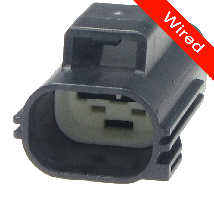 2 Pins Male connector with 10 cm wires | PRCW2-0112-A