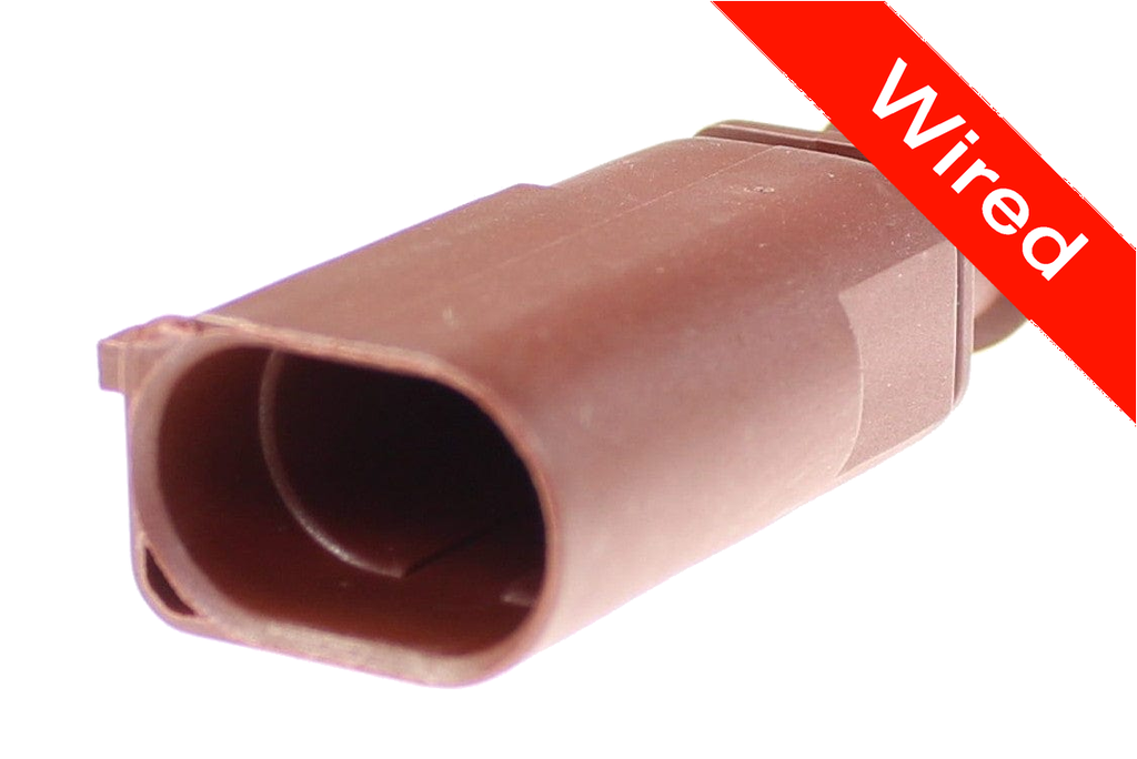 2 Pin Male connector with 10cm wires | PRCW2-0113-A