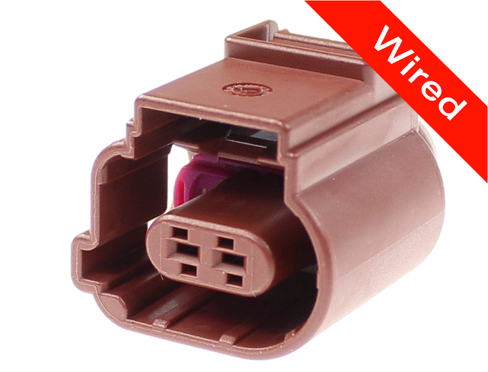 2 Pin Female connector with 10cm wires | PRCW2-0113-B