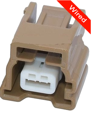 [PRCW2-0117-B] 2 Pins Female connector with 10 cm wires | PRCW2-0117-B