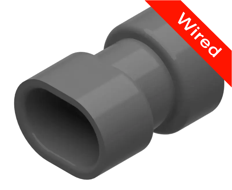 2 Pins Male connector with 10 cm wires | PRCW2-0118-A