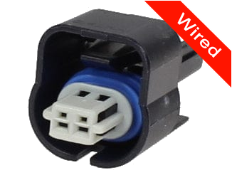 2 Pins Female connector with 10 cm wires | PRCW2-0118-B