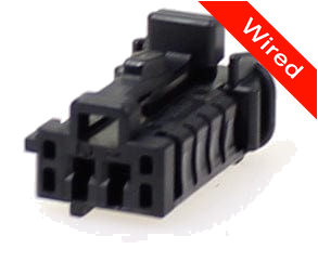 [PRCW2-0120-B] 2 Pins Female connector with 10 cm wires | PRCW2-0120-B