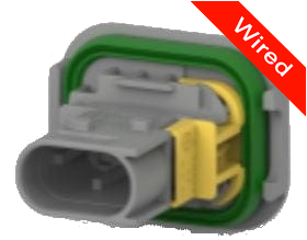 [PRCW2-0122-A] 2 Pin Male connector with 10cm wires PRCW2-0122-A