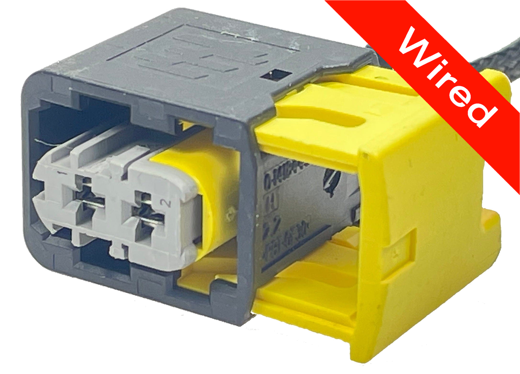 2 Pin Female connector with 10cm wires PRCW2-0122-B