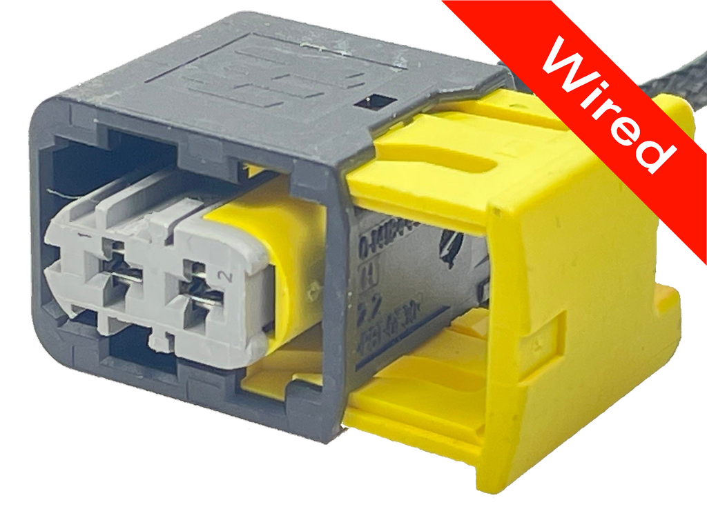 2 Pins Female connector with 10 cm wires | PRCW2-0122-B