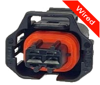 [PRCW2-0123-B] 2 Pin Female connector with 10cm wires PRCW2-0123-B