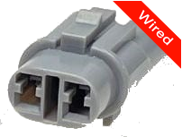 [PRCW2-0127-B] 2 Pin Female connector with 10cm wires PRCW2-0127-B