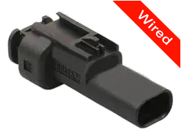 2 Pins Male connector with 10 cm wires | PRCW2-0128-A