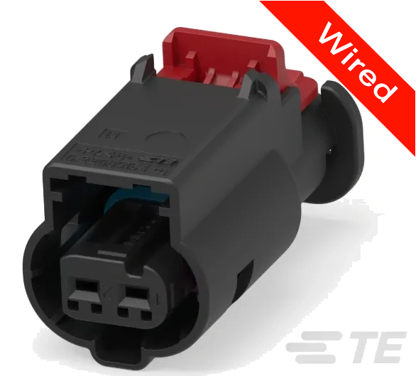 2 Pins Female connector with 10 cm wires | PRCW2-0128-B