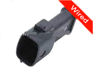 2 Pin Male connector with 10cm wires | PRCW2-0129-A