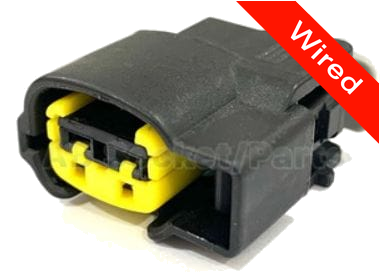2 Pin Female connector with 10cm wires PRCW2-0129-B
