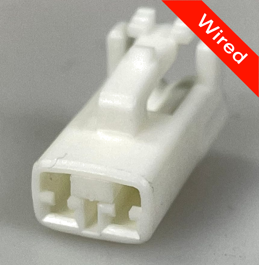 2 Pins Female connector with 10 cm wires | PRCW2-0131-B