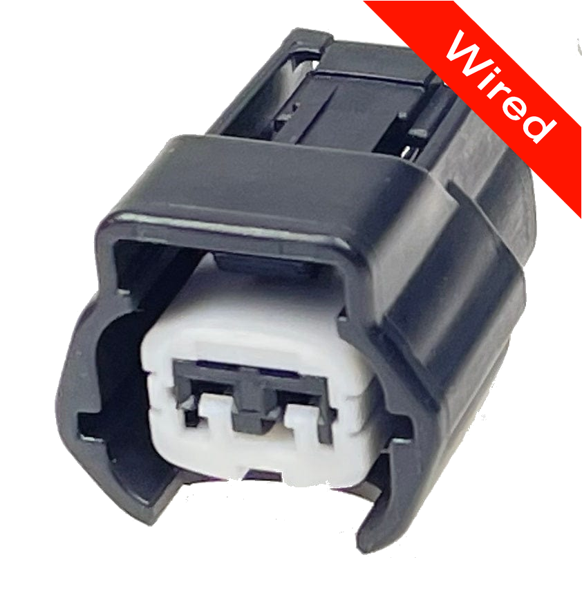 2 Pins Female connector with 10 cm wires | PRCW2-0132-B