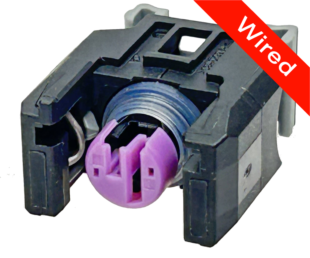 2 Pin Female connector with 10cm wires | PRCW2-0134-B