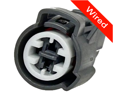 2 Pins Female connector with 10 cm wires | PRCW2-0136-B
