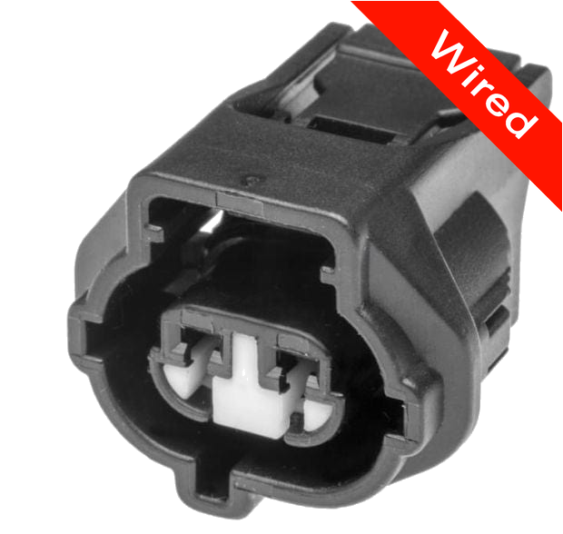 [PRCW2-0138-B] 2 Pin Female connector with 10cm wires PRCW2-0138-B