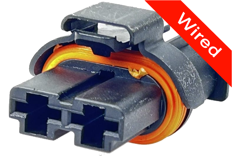 2 Pin Female connector with 10cm wires | PRCW2-0142-B