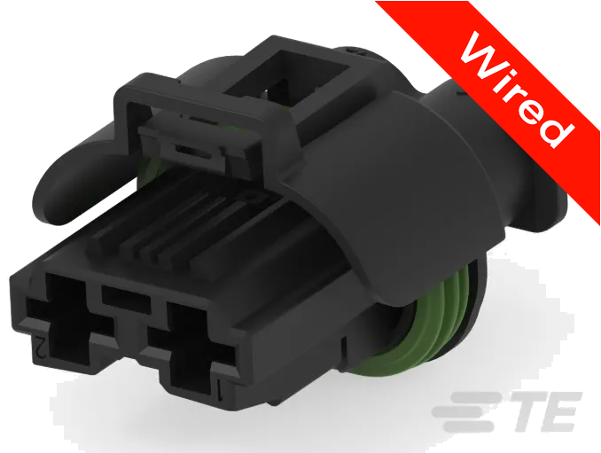 2 Pin Female connector with 10cm wires | PRCW2-0144-B