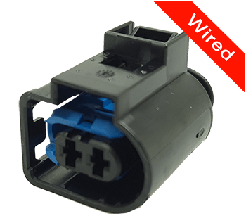 2 Pin Female connector with 10cm wires | PRCW2-0145-B