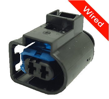 2 Pins Female connector with 10 cm wires | PRCW2-0145-B
