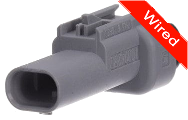 2 Pin Male connector with 10cm wires | PRCW2-0148-A